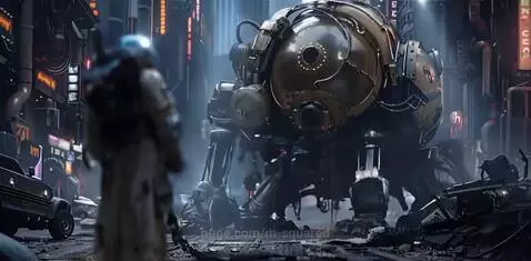 Giant robot by m-squared
