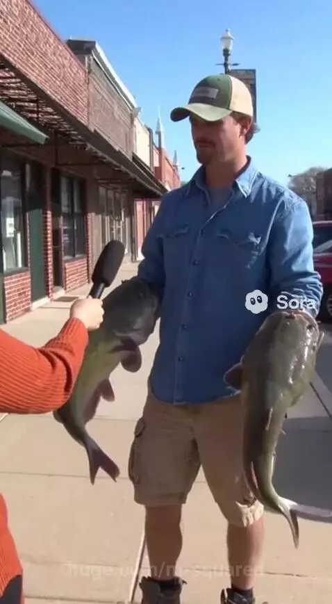 Noodling catfish by m-squared