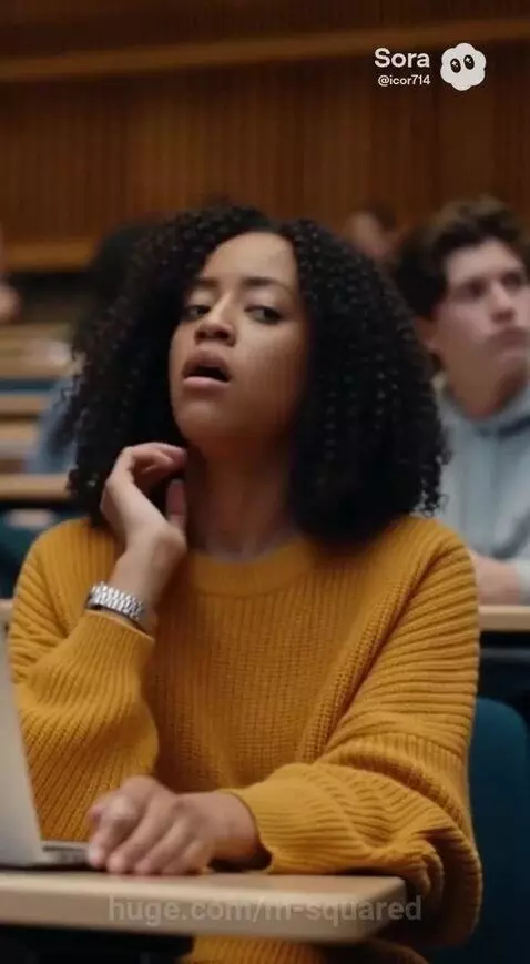 Sandman visits a college lecture by m-squared