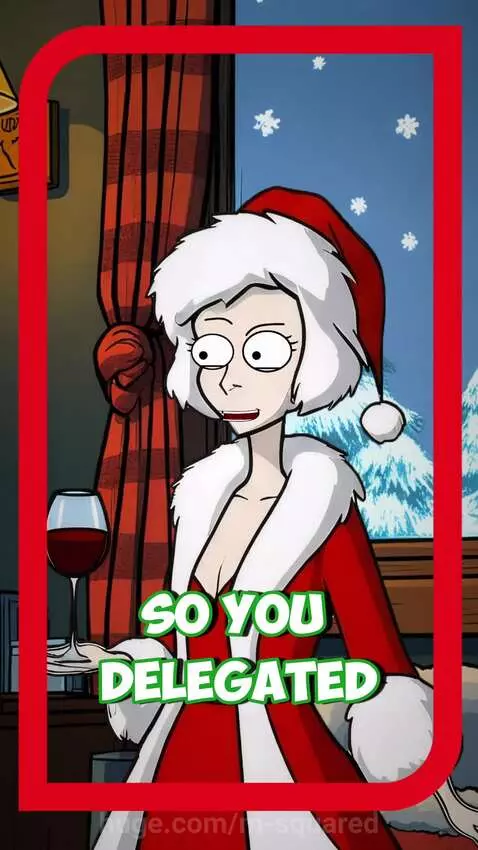 Santa's New Years message by m-squared