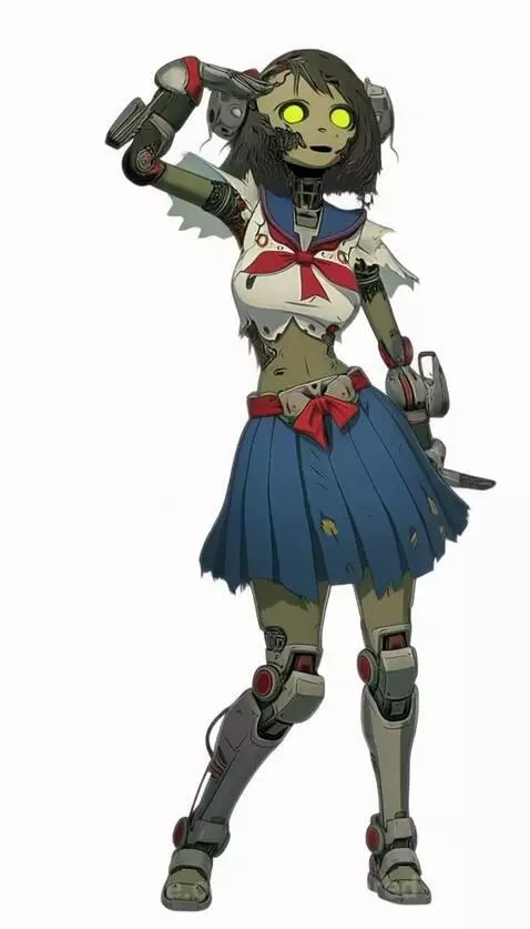 Zombie Anime Iris Out Reze dance by m-squared