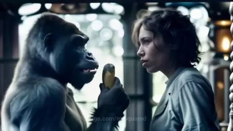 Harambe's friend by m-squared