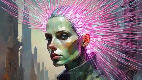 Digital Hair by kallenia