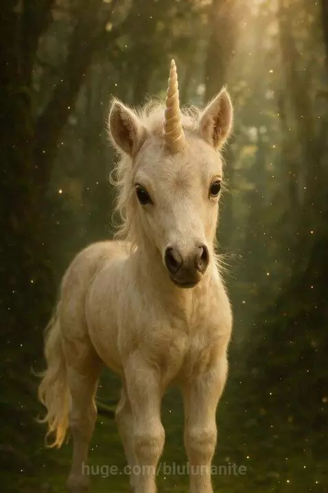 The Baby Unicorn of the Enchanted Meadow by blulunanite