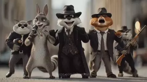 Furry Gangsters by silverhare