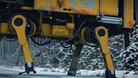 Robotic walk by silverhare