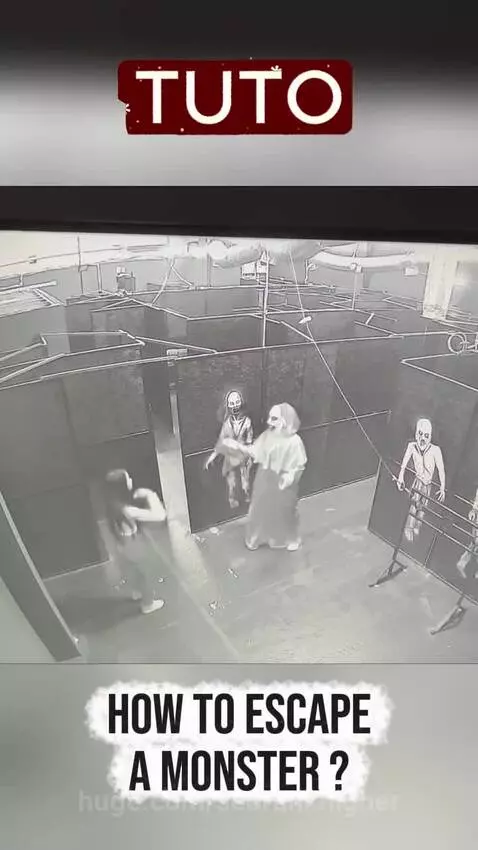 How to escape a monster ? by seorankhigher