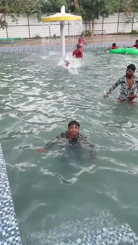 Swiming pool injoy by aashikkhan