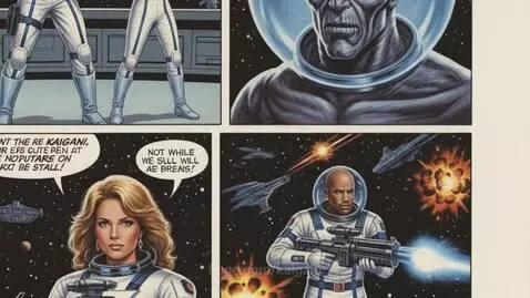 Sci-Fi Action Comic! by kaigani