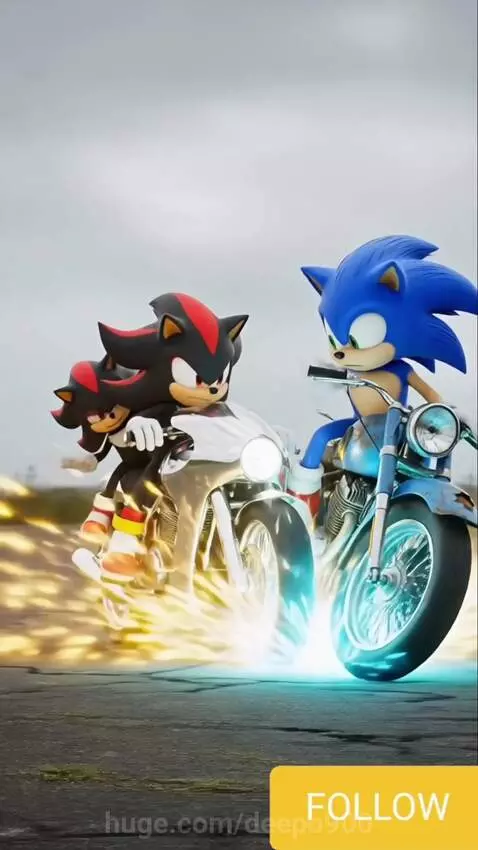 Sonic Accident With Bike by deepo900