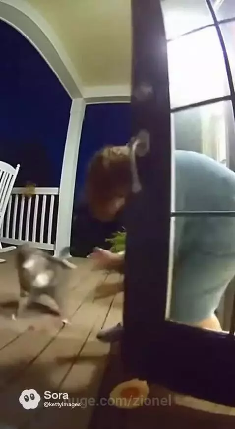 The cat keeps disturbing house owner and got sent away by zionel