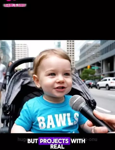 Baby talking about $BAWLS and real-world-impact by clearlyme464-bawls-onu