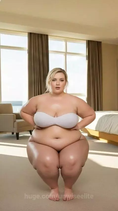 BBW blonde bikini by unwiseelite