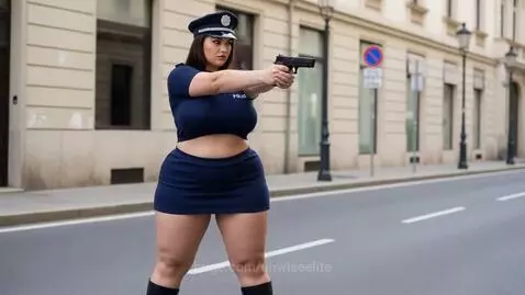 Sexy BBW Policewoman by unwiseelite