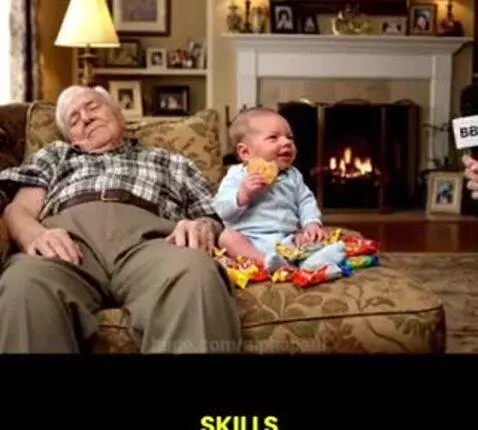 Baby rated grandpa baby sitting skills😂😂 by alphapaul