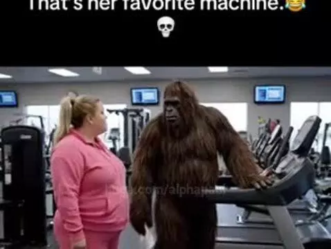 That’s her favorite machine😭😂 by alphapaul