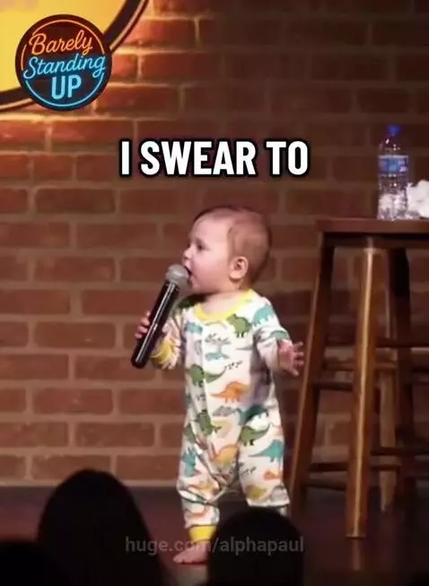 Baby stand up comedy 😂 by alphapaul