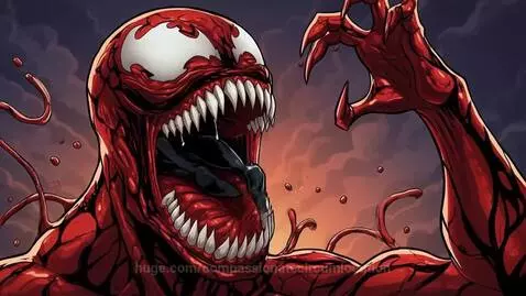 Carnage swallows Venom...creative title, I know by compassionatecircumlocution