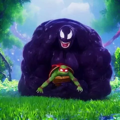 Venom VS Raphael by compassionatecircumlocution