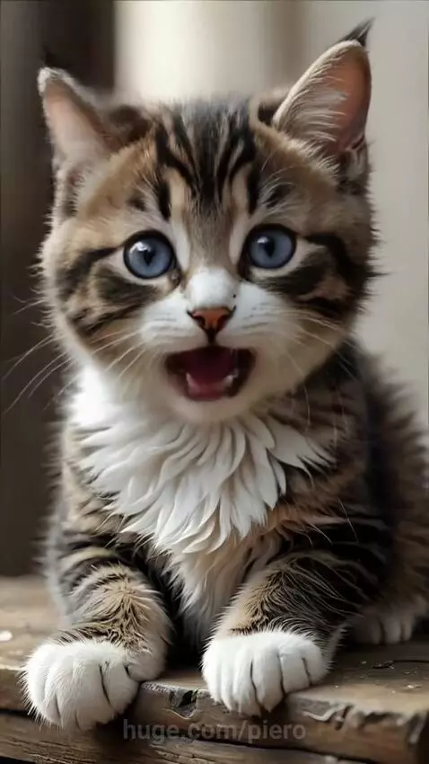How beautiful this kitten is, How beautiful this kitten is❤️... by piero