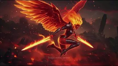Fire angel sticks the landing by dever