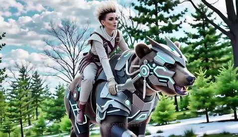 Just riding my bear by dever