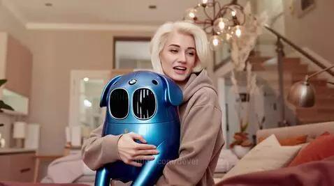 A blue BMWoof by dever