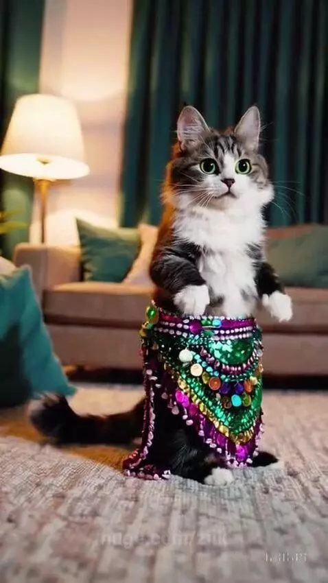 Kitten is back with the Dancing steps by ziik