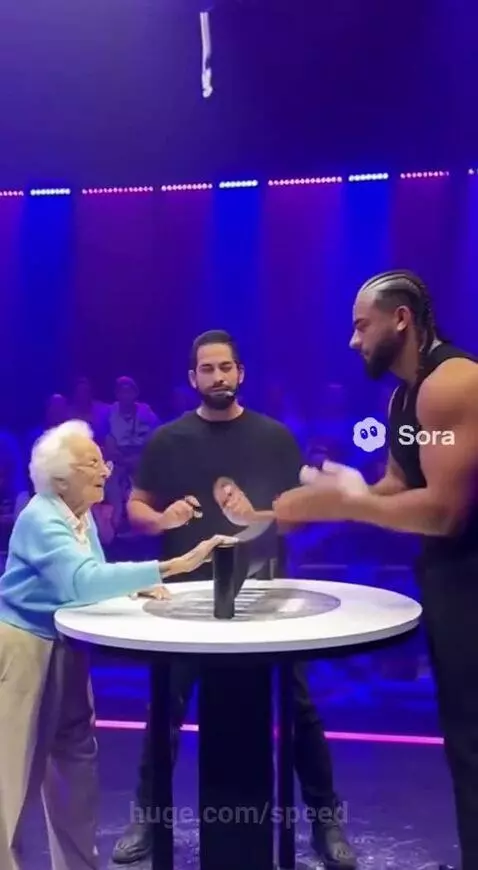 Bro does not even give a fuck about granny, why?? 😅😅 by speed