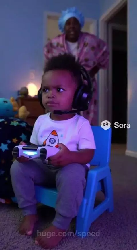 No way he'd told his grandma that by speed