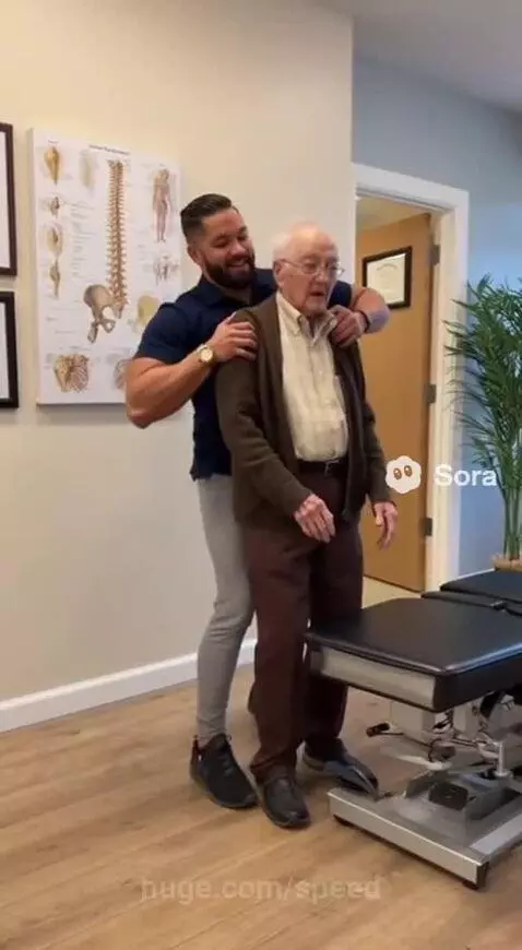 Grandpa don't that hurt by speed