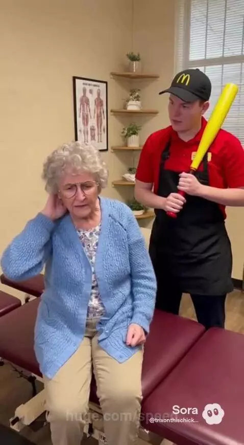 She keeps talking by speed