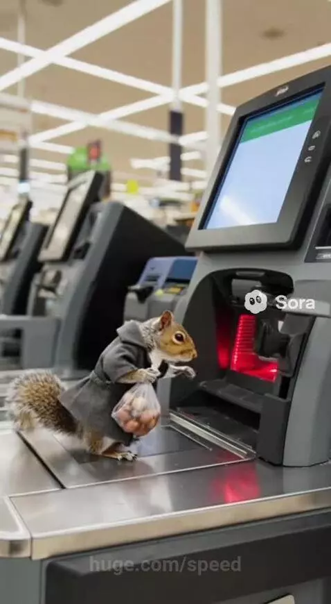 Self check out woes by speed