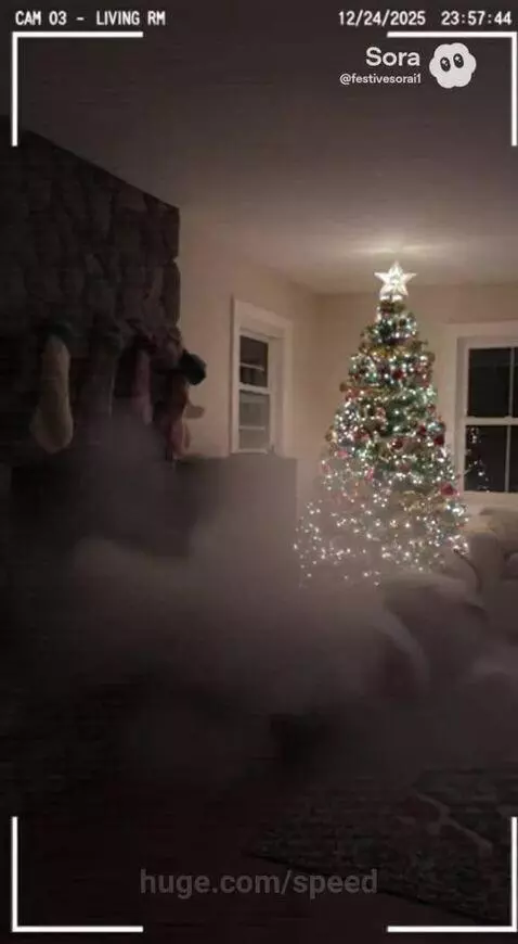 Santa bursting in, it's Christmas period 😂 by speed