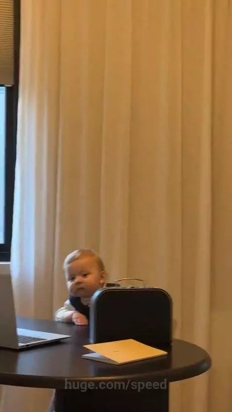 The facial look, like where's the milk i asked u to prepare ... by speed