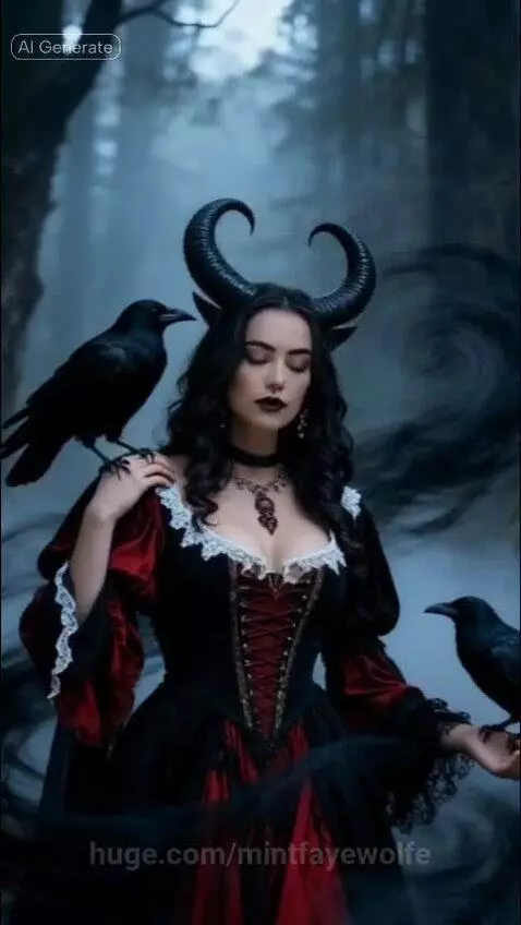 Krampus x Faye by mintfayewolfe