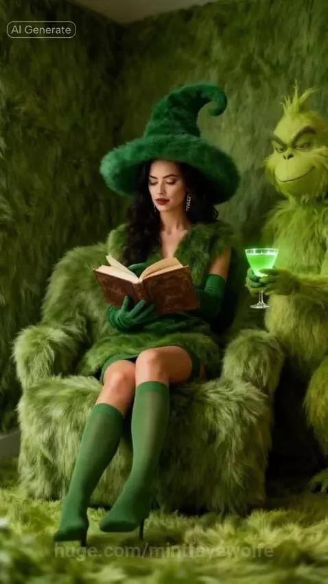 Grinch and faye by mintfayewolfe