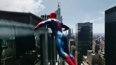 Spiderman Web Swinging by nsfw69
