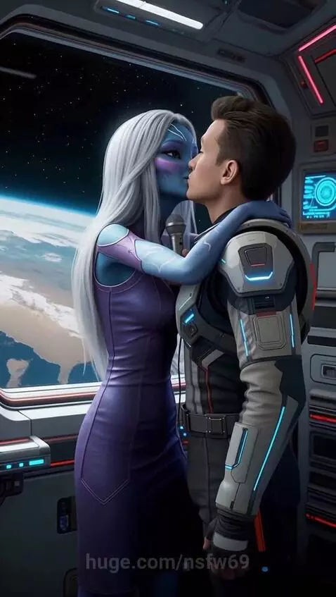 Alien 👽 Girl Kiss 💋 Me😍 by nsfw69