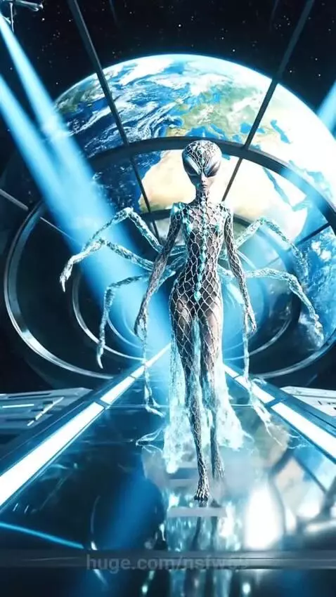 Alien Rampwalk in Outer Space by nsfw69