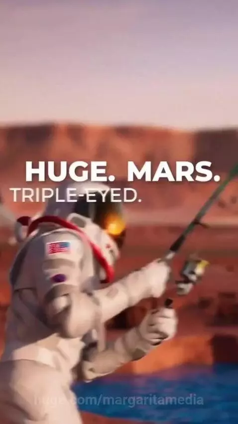 Go Fishing on Mars by margaritamedia