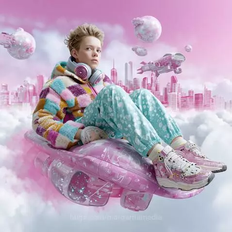 Riding through the clouds by margaritamedia