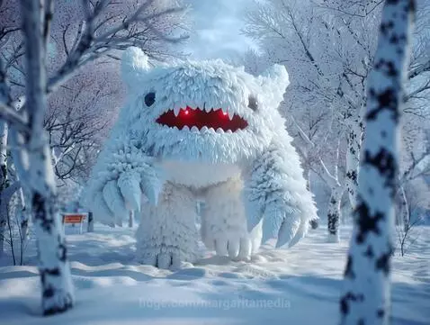 Snow monster by margaritamedia