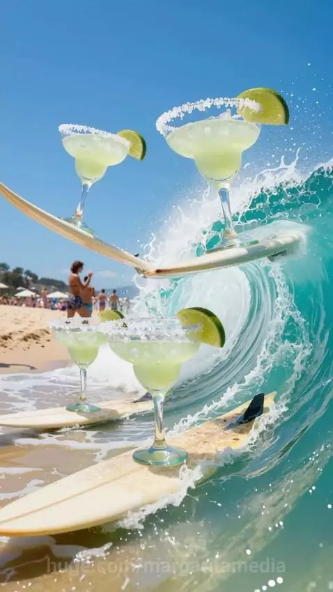 Surfing Margaritas by margaritamedia