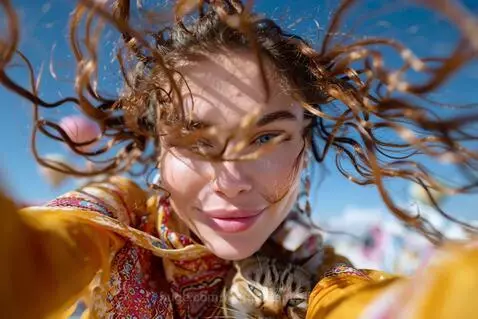 Just a girl and her cat by margaritamedia