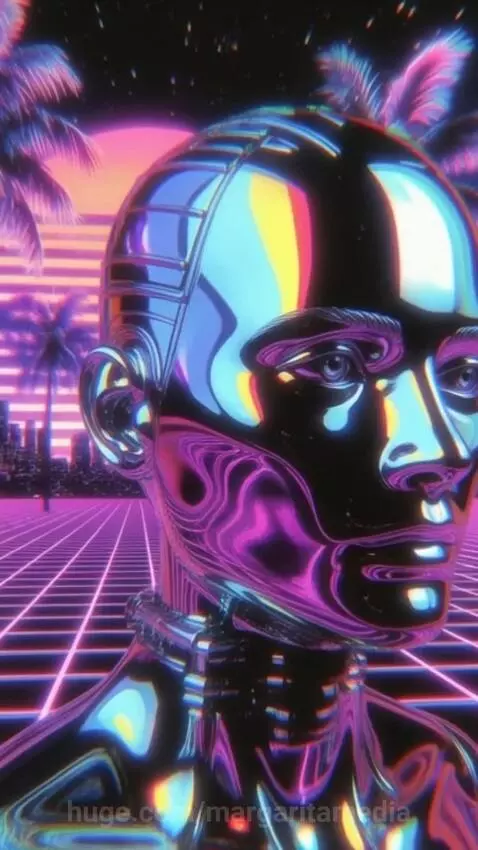 80s glitch art by margaritamedia