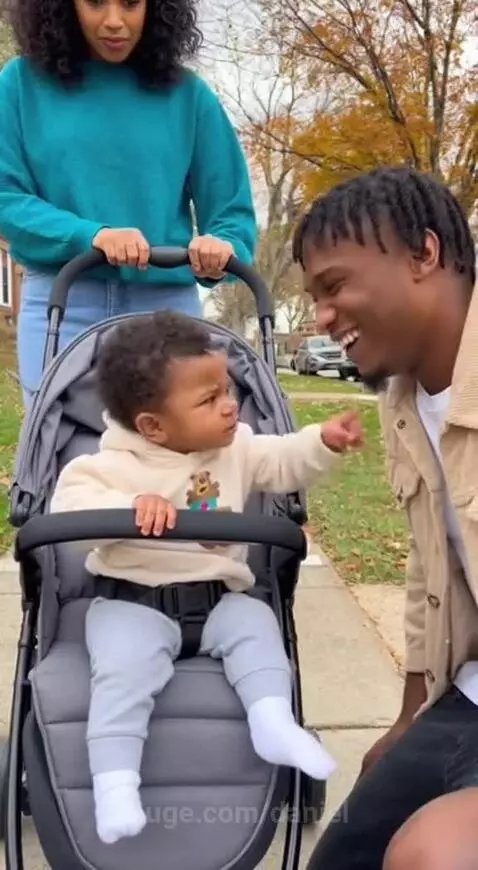 “Stop smiling at my mama”😂 by daniel