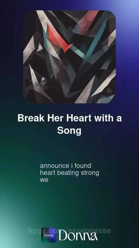 Break her heart with a song by essennesse