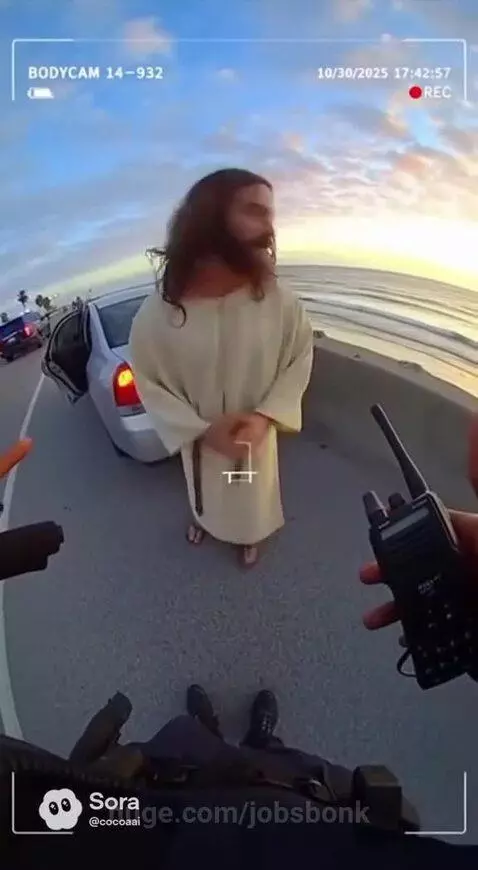 Jesus performing miracle and walking on water by jobsbonk