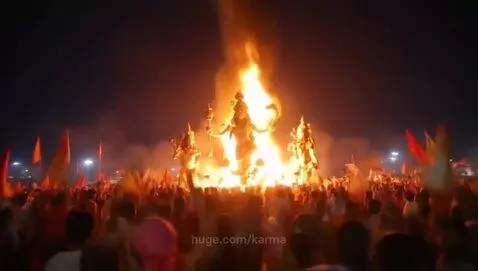 Burning man by karma